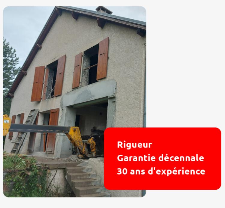 Démolition murs intérieur à Gap